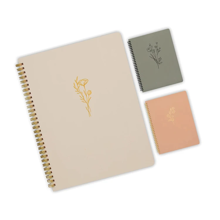 Hard cover spiral school office business art supplies note book a6 notebook a5 diary book for business school