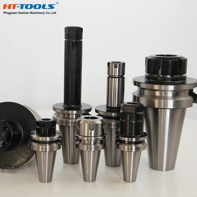 high quality and good precision collet chuck bt30 bt40 bt50 er16 er25 er32 er40 tool holder