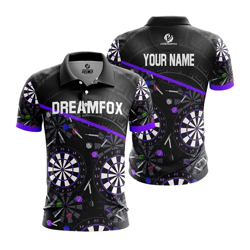 Wholesale Hot Sale Custom Sublimated Training T Shirt Polo Dart Shirts With a Pocket