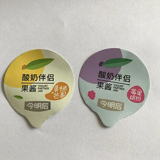 Customizable High Quality Embossed Die Cut Aluminum Seal Foil Hot Sale for Yogurt Packaging with Model Number Aluminum Foil Lid