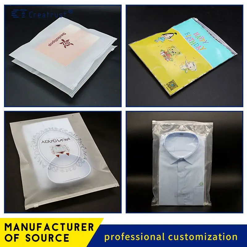 GDCX матовый черный пакет одежды Ziplock мешок на молнии без отверстий пластиковый для нижнего белья носки