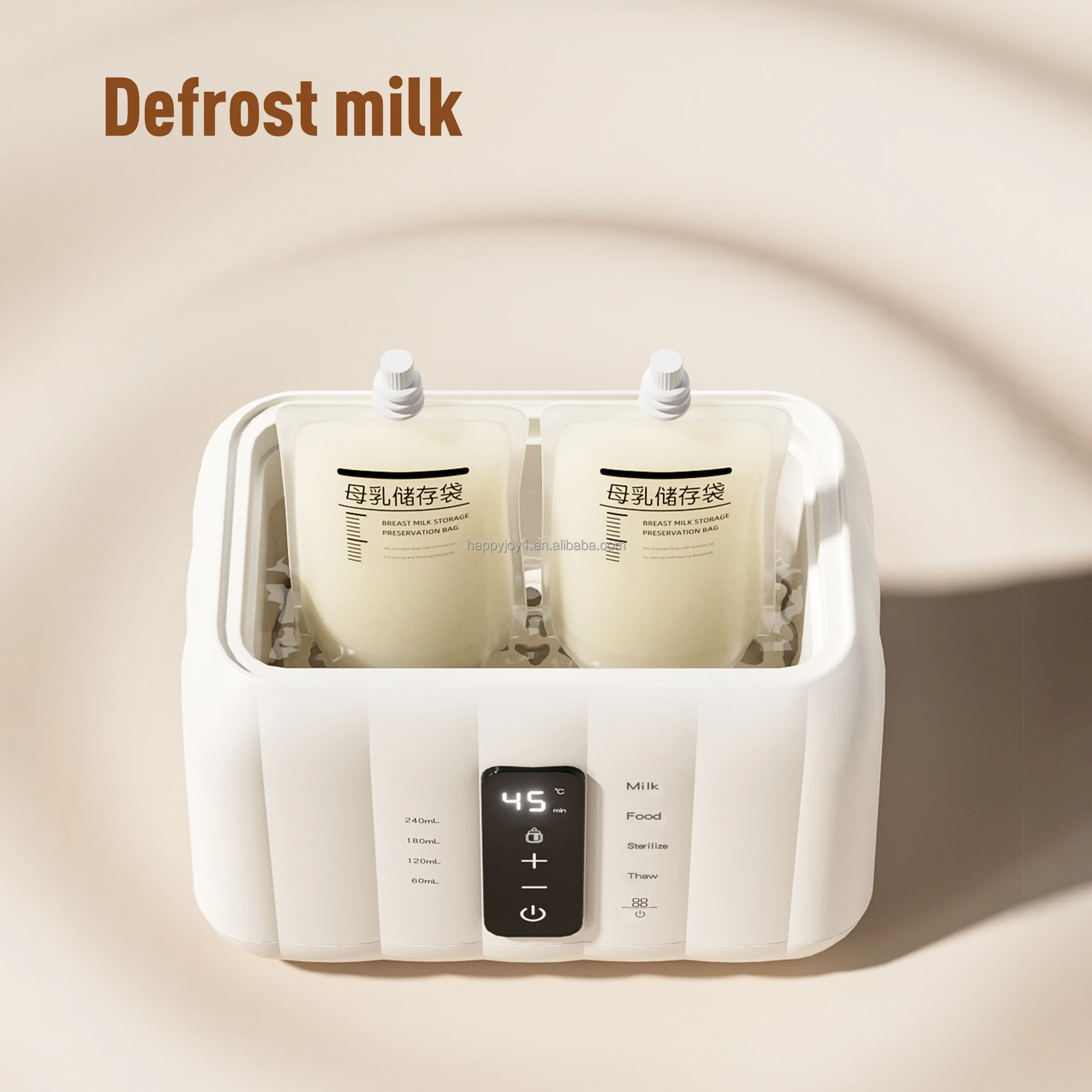 Intelligent Fast Warm-Up Milk Bottle Warmer with LED Indicator