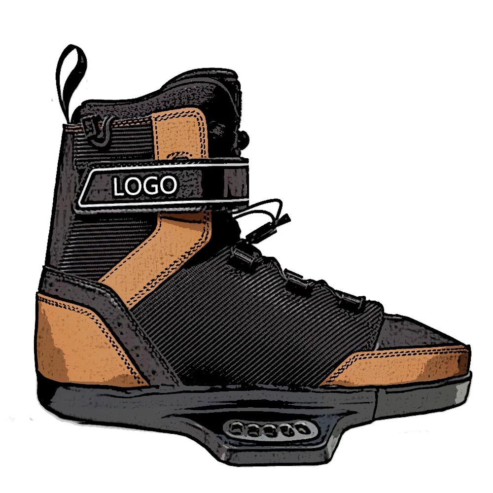Factory direct sales customized wakeboard binding boot surfing shoes
