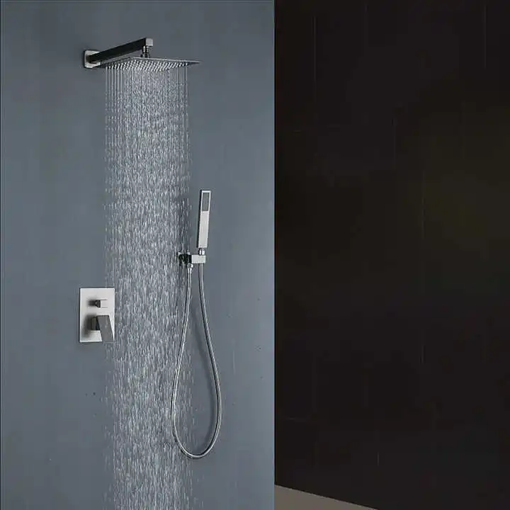 ANQI Christmas promotion luxury shower mixer bathroom bath & shower faucets shower set