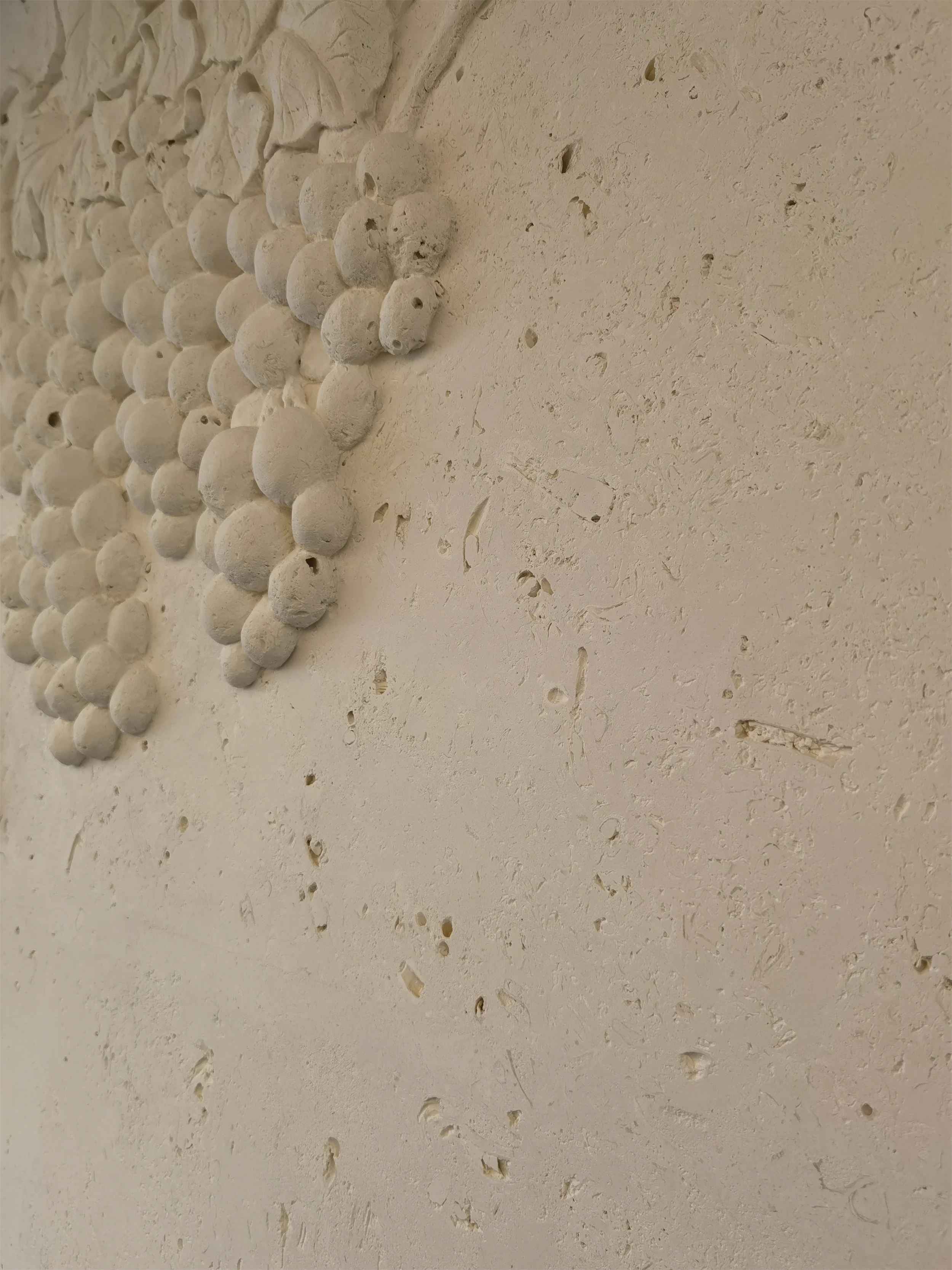 Indoor art cheese white limestone wall cladding