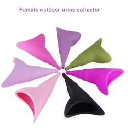 Female Urination Device, Reusable Silicone Female Urinal, Portable Urinal Allows Women to Pee Standing Up