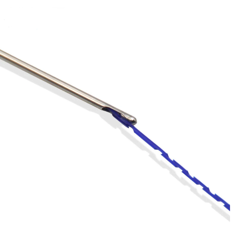 18g 100mm Fish Bone Molding Cog W Blunt For Hypodermic Mesotherapy Needle