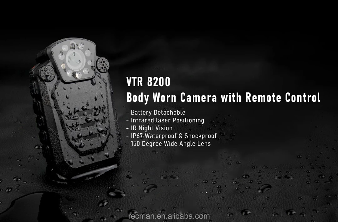 Law Enforcement Audio & Video Recorder VideoTracer 3G/4G communication police video body worn camera