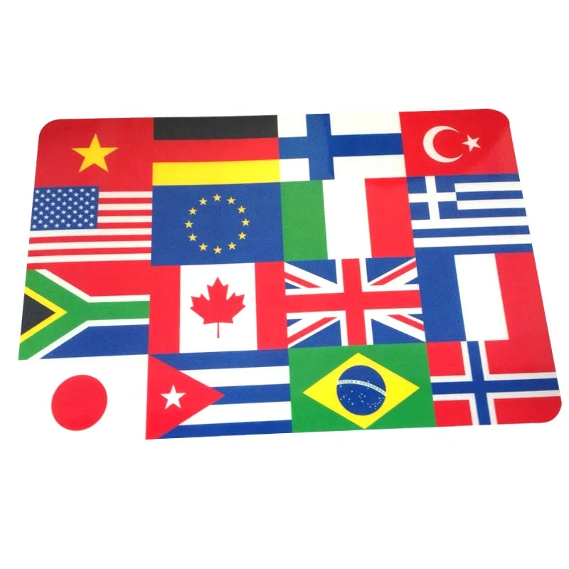 2024 new design with Christmas Holiday design  Table mat for  Dining mat Home Decoration Waterproof pp placemat