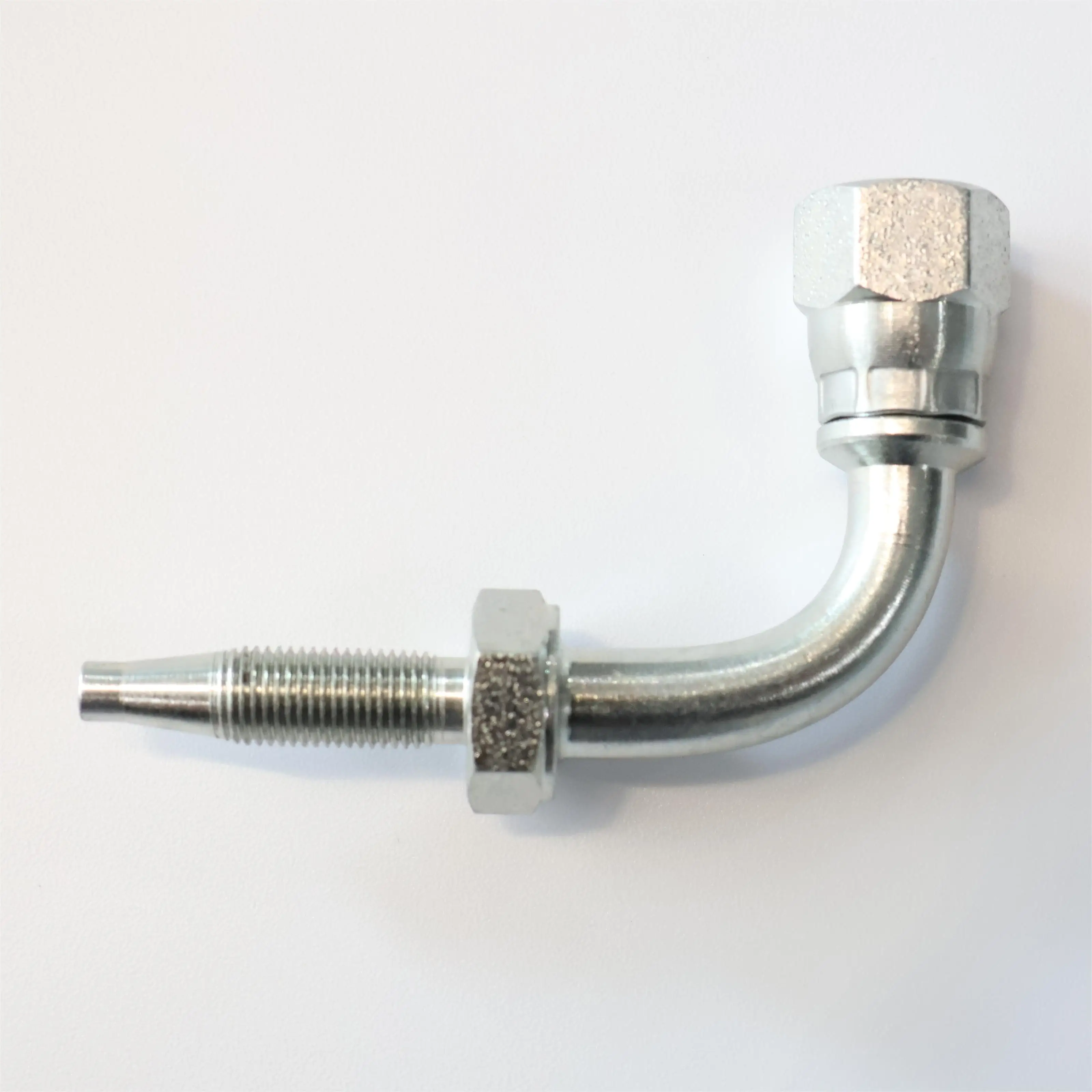 JIS/komatsu Carbon Steel Hydraulic Tube Hose Thread Pipe Reusable Fitting High Pressure  Swivel 90 Degree Ferrule Nipple R1/R2