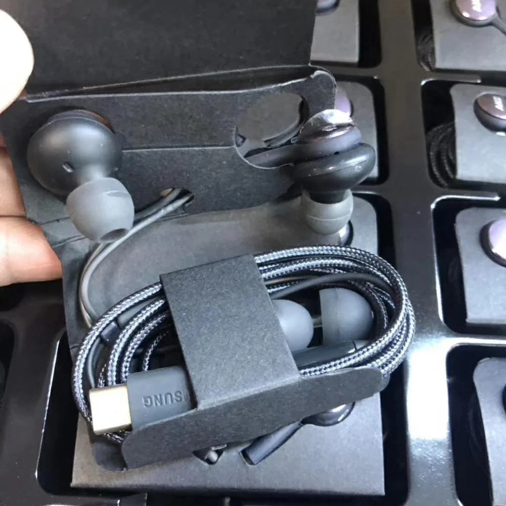 Оптовая продажа оригинальные наушники-вкладыши для Akg USB C 3 5 мм нейлоновая стереогарнитура Для Samsung S8 S9 S10 S20 Note10 Note20