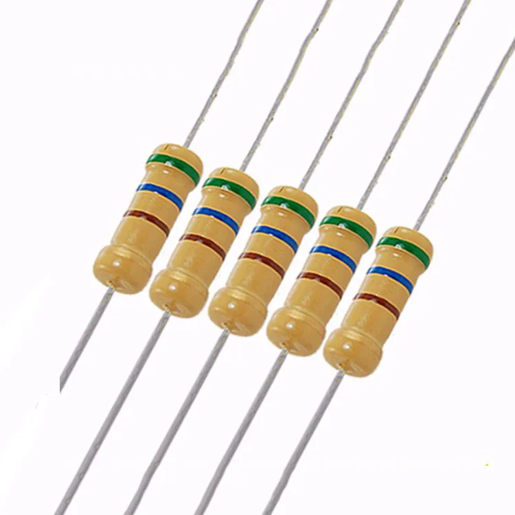 Production plant wholesale 3W braided fixed carbon film resistance FK2 shape resistance F type  resistor carbon film