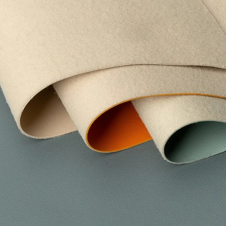 faux leather upholstery fabric manufacturer customized weave artificial leather white faux leather roll