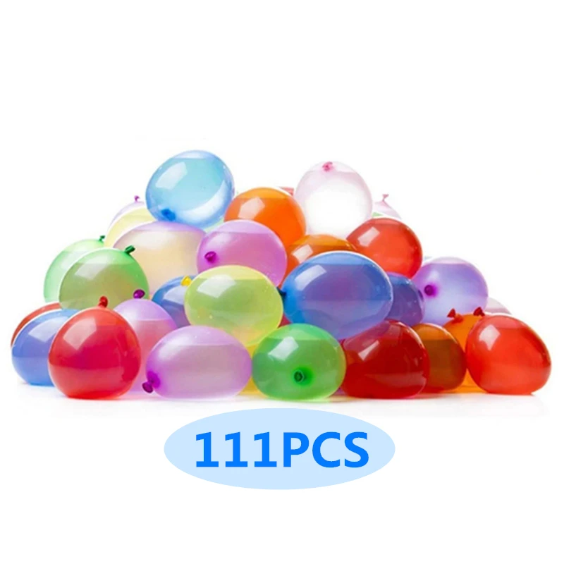 Water Balloons for Kids Girls Boys Balloons Set Party Games Quick Fill 111 Balloons for Swimming summer fun