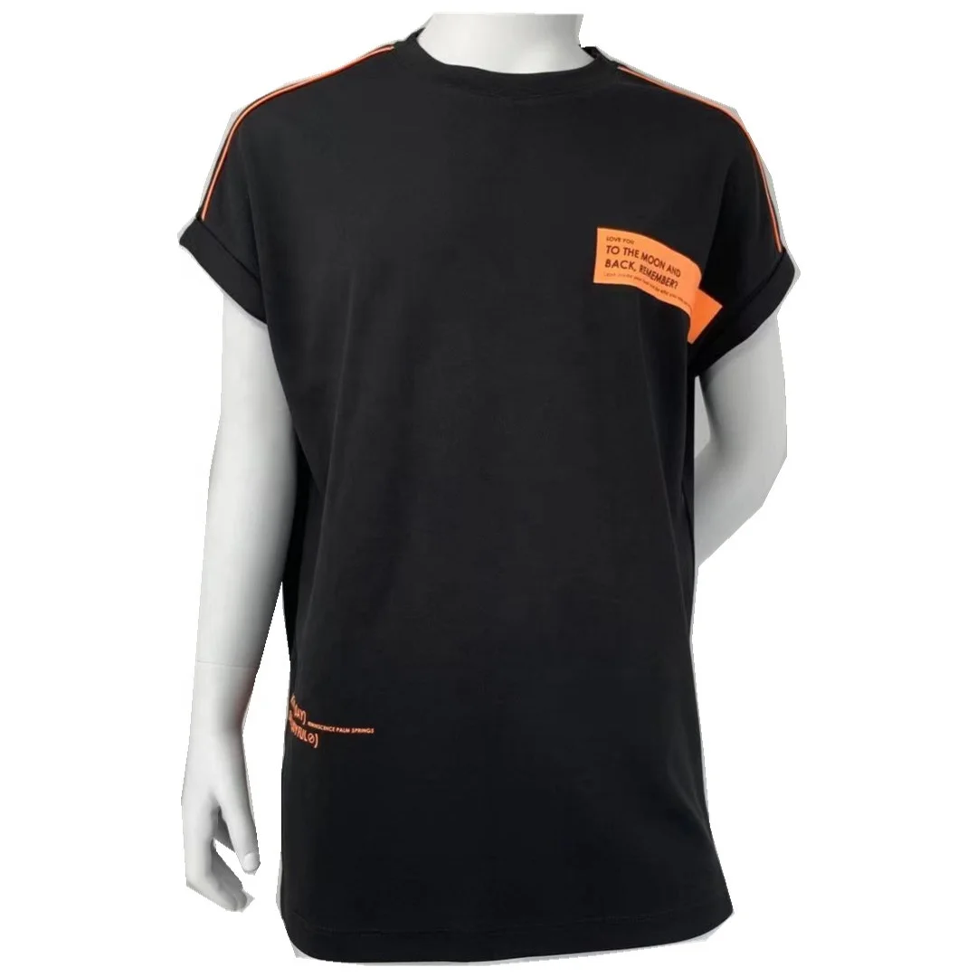 Футболки из хлопка и полиэстера для девочек, футболки с коротким рукавом и кокеткой из полиэстера, футболки для девочек с индивидуальным принтом