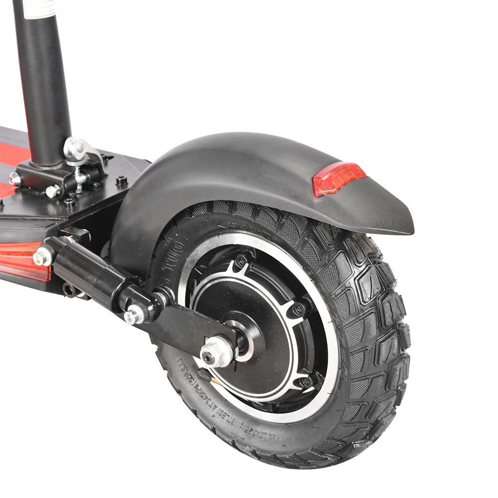 Electric Scooter With Seat 800W 3 Speed E-scooter 10 Inch Fat Tire Double Shock Absorption Off-road Foldable Scooter Bike