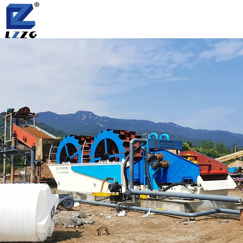 Brick sand washing plant glass sand washing and dehydration machine