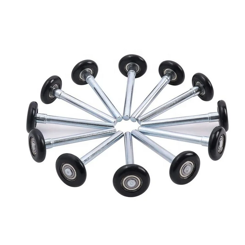 Sealed Bearing Custom Cheap 46*120 Mm Sliding Garage Door Axle Bottom Nylon Roller with 13 Ball Bearing Sealed