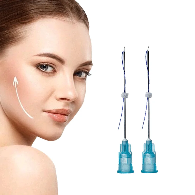 v lift blunt cannula nose lifting pdo thread /fios de pdo face lift nose /tighten pdo cog thread lifting for nose breast