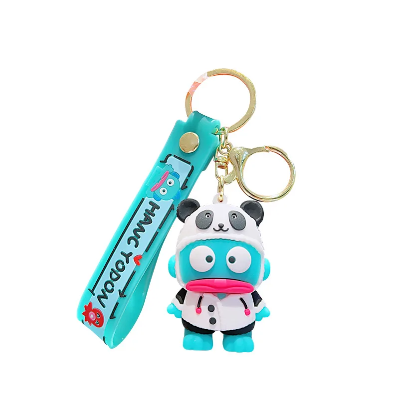 Cute clown fish backpack key chain pendant wholesale ins small gift doll school bag pendant key ring