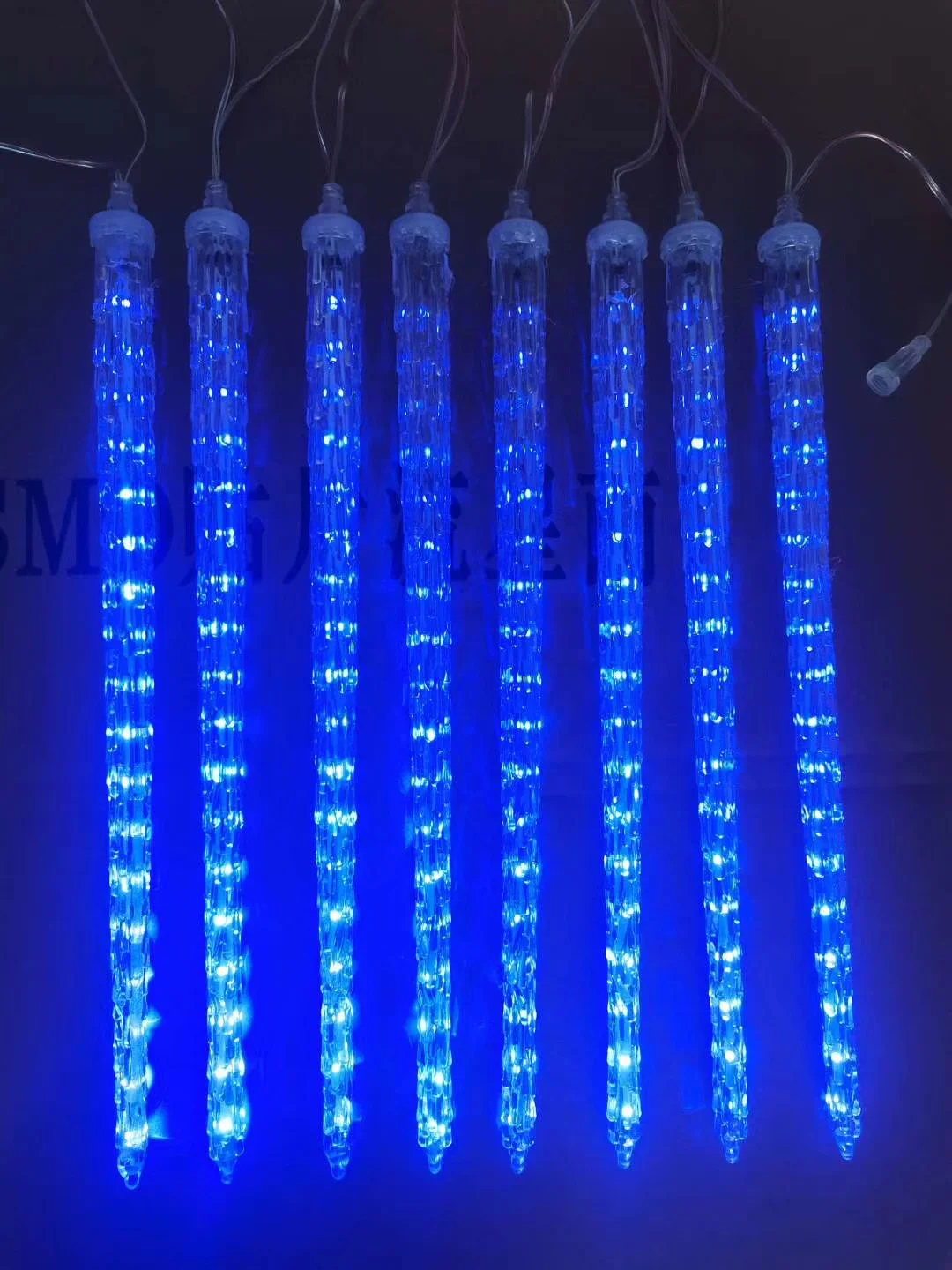 super bright LED christmas falling led icicle piton lights meteor tubes led christmas ice  drop lights  Outdoor IP65 waterproof