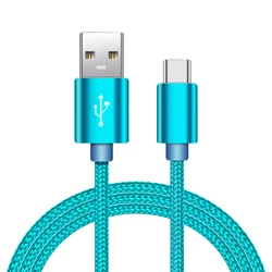 Quick Charge Usb Cable 3ft 6ft 10ft Nylon Braided Type C Data Cable for Samsung original