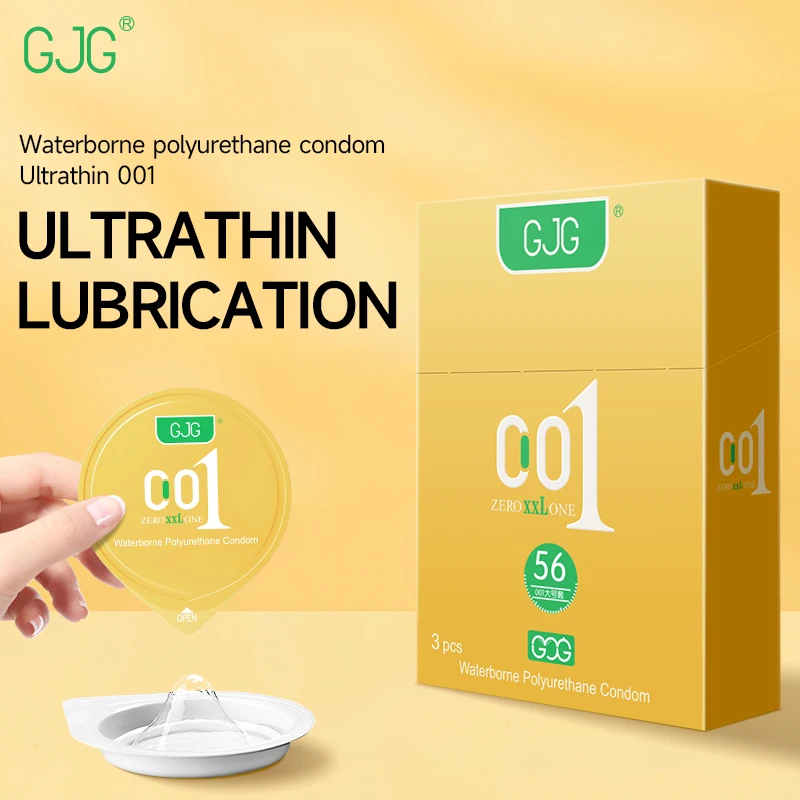 latex condom Polyurethane high-grade condom foreign trade section 001 ultra-thin water-based condoms