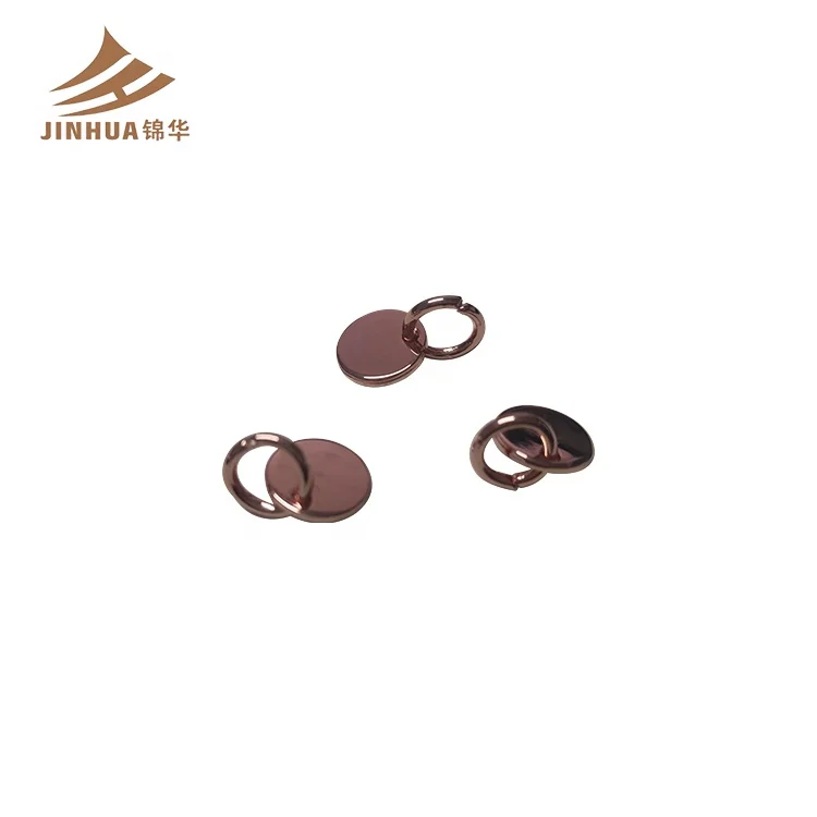 Environmental Custom Brand Metal Logo Tag Clothing Sewing Labels for Garment / Swimwear