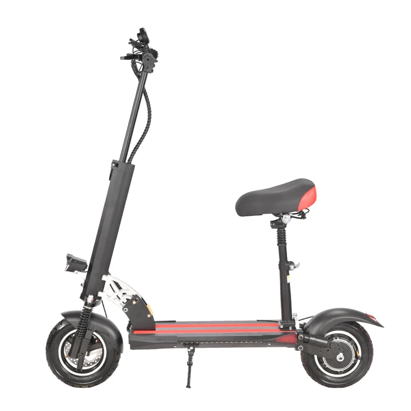 Scooter Manufacturer 48V 800W 2 Wheels Waterproof Foldable Anti-theft Disc Brake Electric Scooter with Seat for Adults and Youth