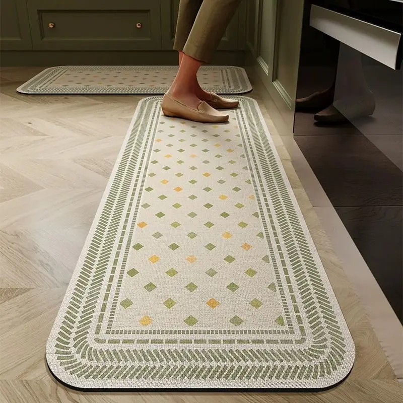 Factory  thick anti fatigue   Sponge 2 Pieces Kitchen  Mats  Washable Kitchen Runner rugs for floor