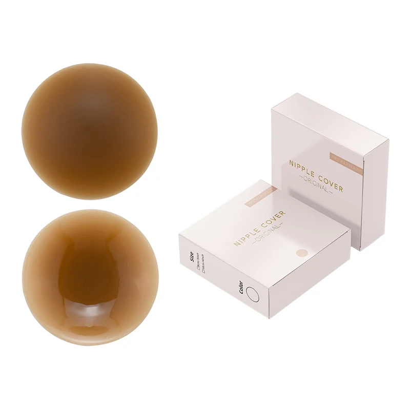 INVISFEEL Long-lasting Non-slip Medical Grade Silicone cakes Nipple Sticker Push-on Silicone matte Nipple Cover