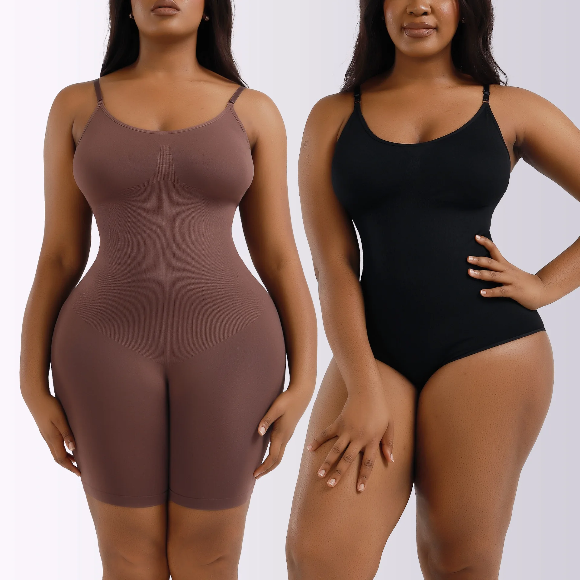 Finetoo Plus Size Shaper Corset Jumpsuit Full Shapewear Elastic Butt Lifter Women Seamless Body Shaper For Women