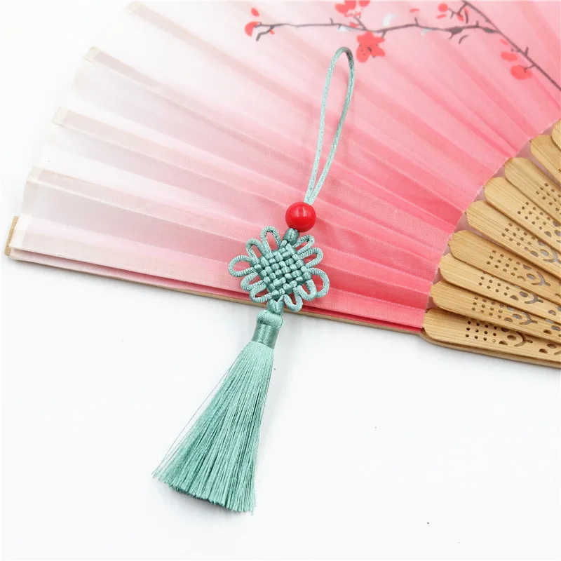 Handmade mini Chinese knot tassel weaving crafts small pendant bookmark hanging whisk tassel
