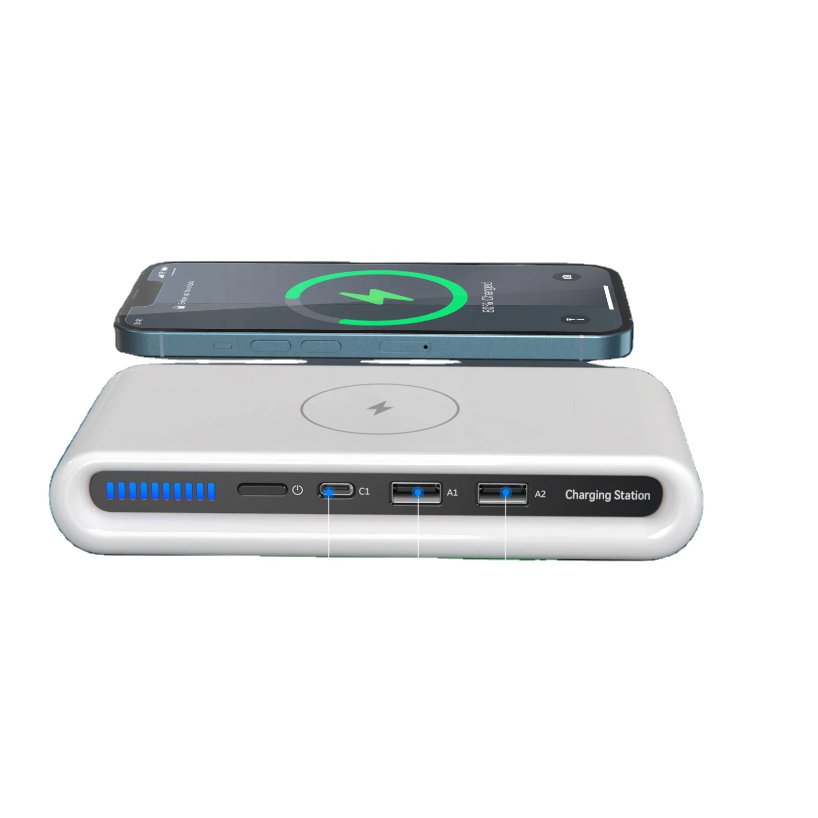 hot sale amazon charger station with cords bottles multifunction chargers usb hubs for iphone samsung xiaomi