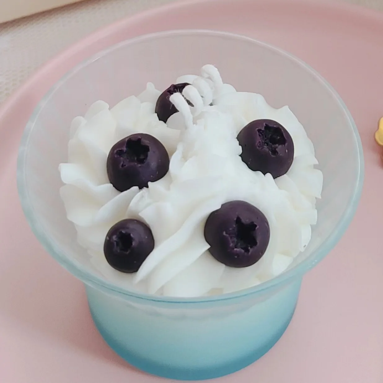 High Quality Long Burning Deodorized Candles Customized Dessert Cake Candle Soy Wax Dessert Candle