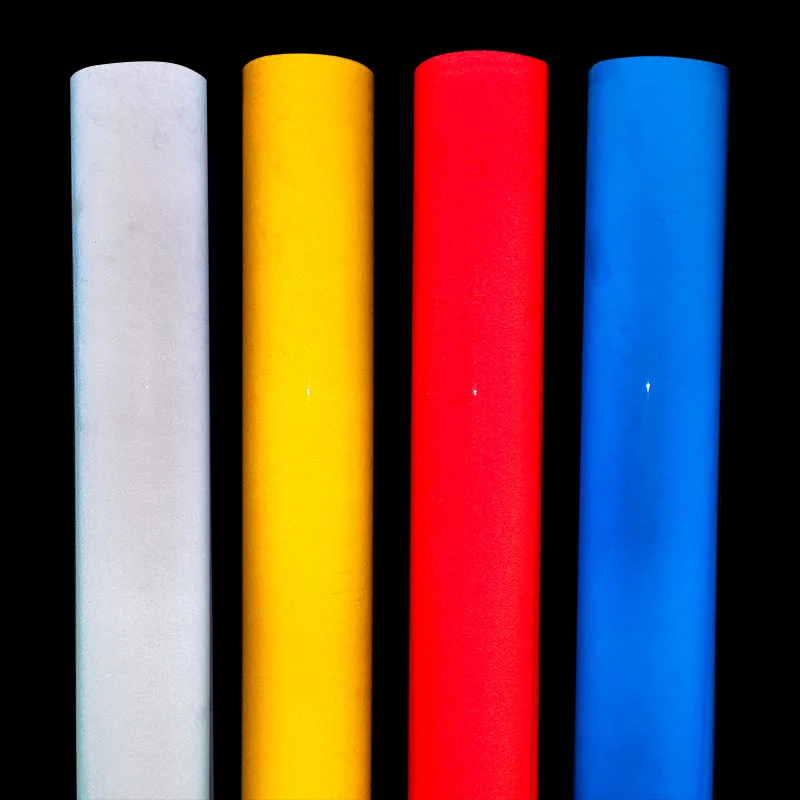 1.24m * 45.7m Engineer Grade 5100 Reflective Sheeting For Vinyl Traffic Signs Glass Beads