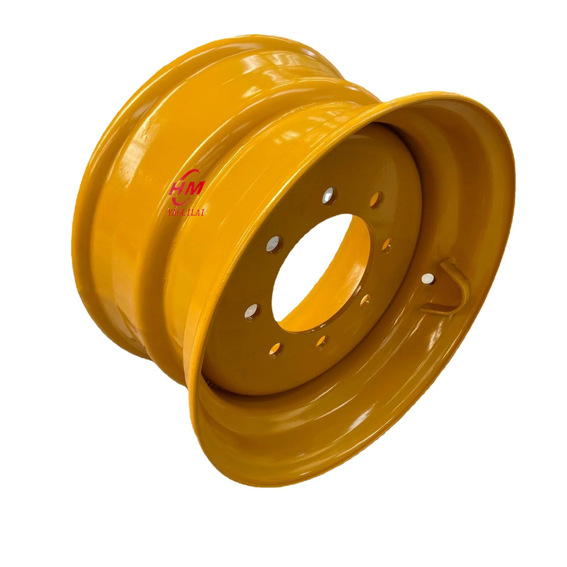 Rim manufacturer skid steer loader rims 8.25x16.5 steel custom rims 8 holes for 10-16.5 tire