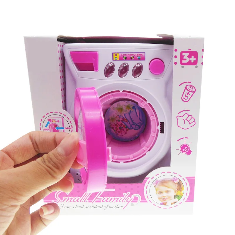 2023 new hot sale Toddler Toys Pretend toy washing machine Electronic Toy for Boy Girl