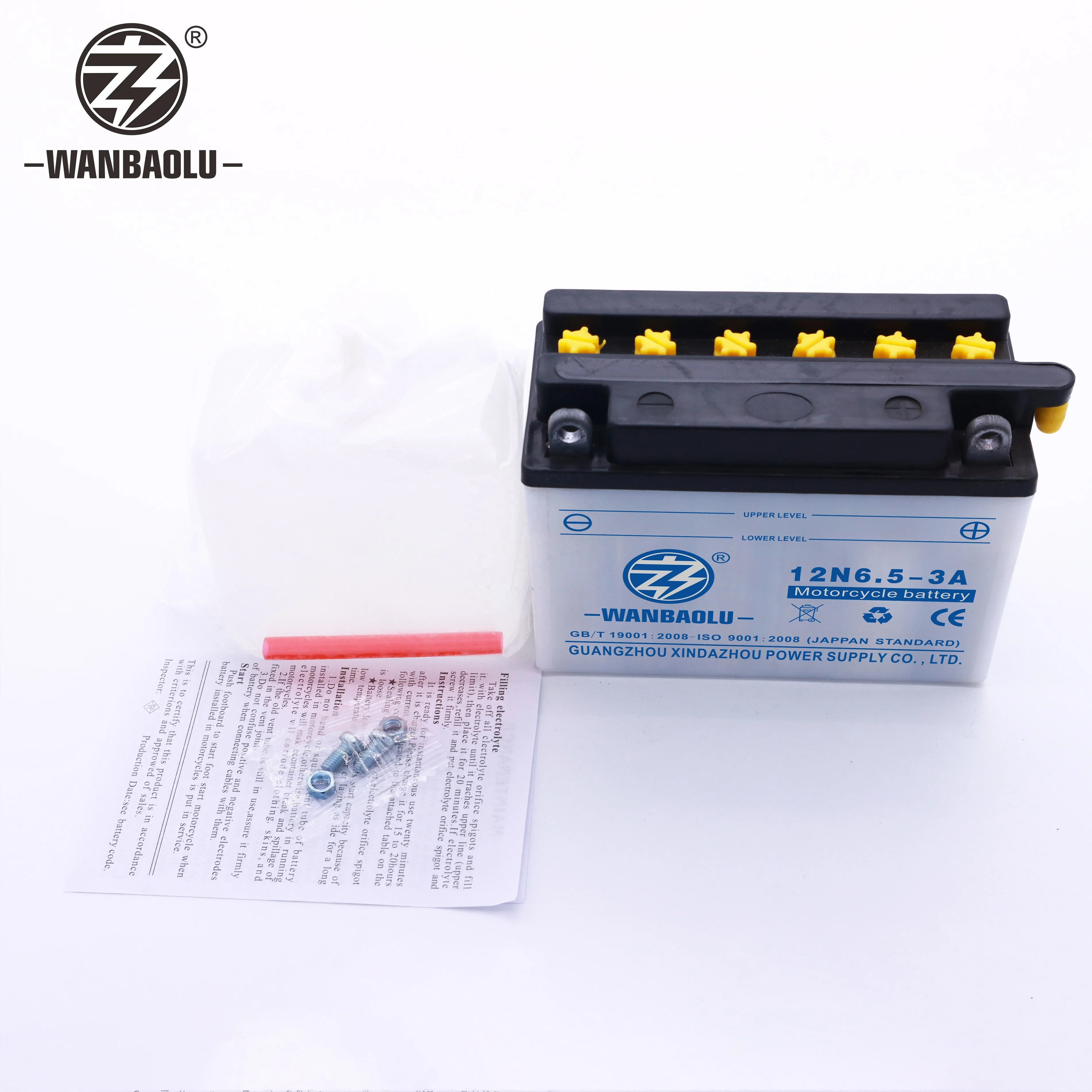
In stock 12V6.5AH Lead Acid Batteries Suitable for Scooter 