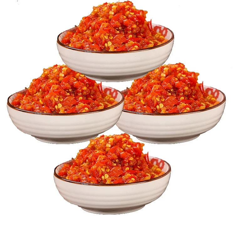Manufacturers suppliers chopped pepper sauce pickled pepper bibimbap sauce rich ingredients