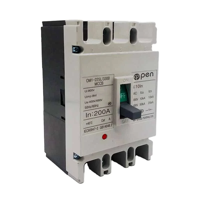  Om1 cm1 3P 200a 250a mccb 25a