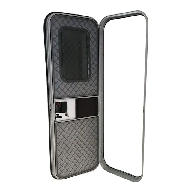 Classic Design Single Point Swipe Caravan Door Customized Size DL-004 RV Door