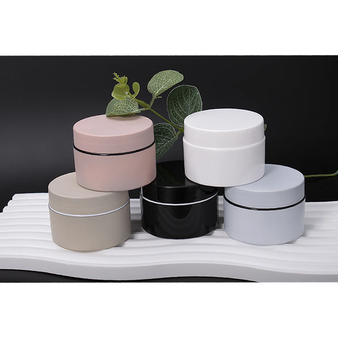 5g 10g 20g 30g 50g round screw cap face cream cosmetic packaging plastic jar with lids
