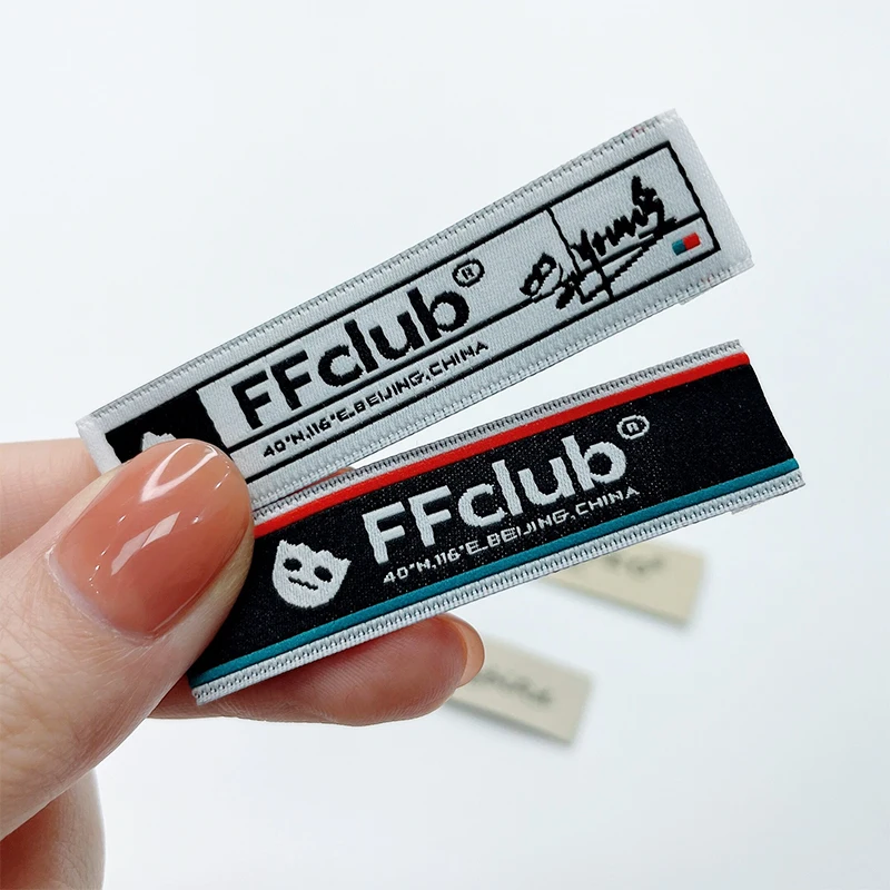 High quality  private apparel damask custom clothing brand labels for clothes