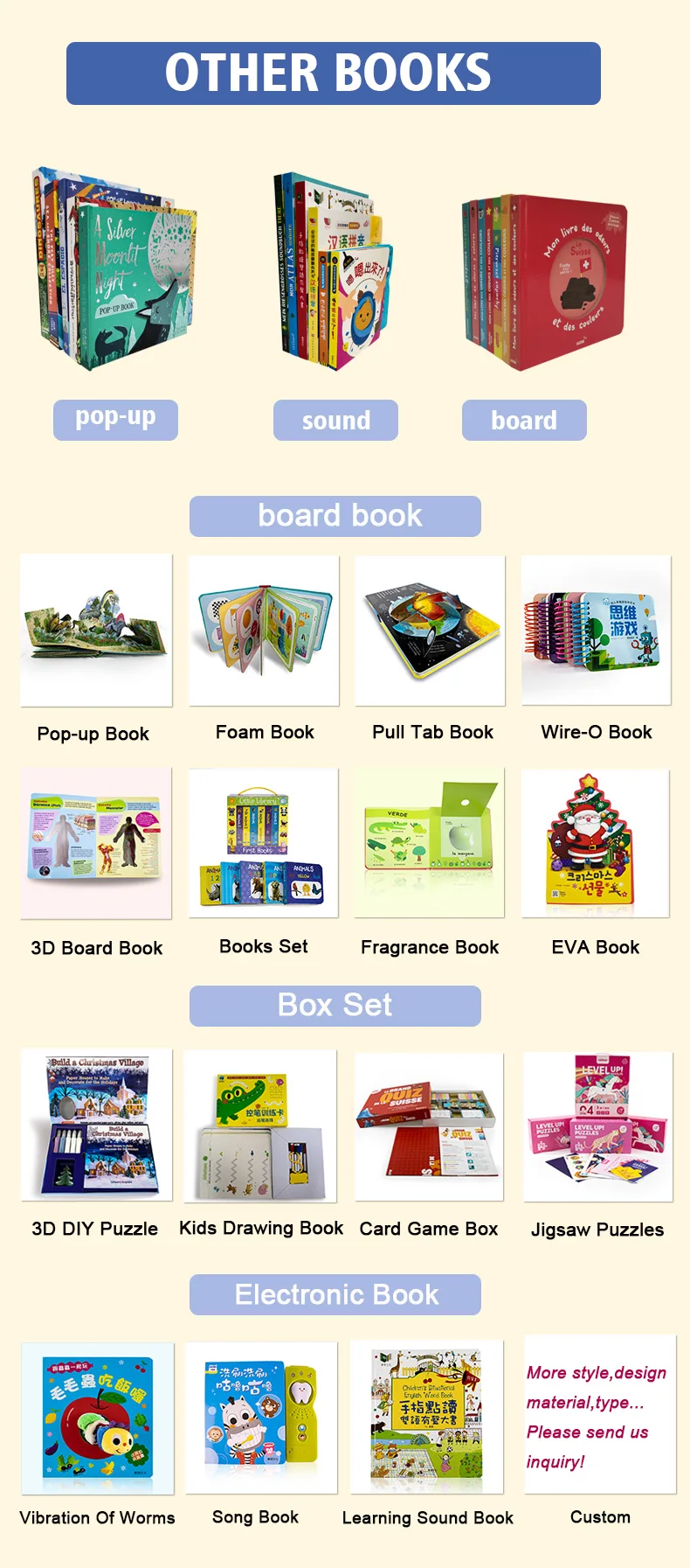 Professional Supplier Custom 3d Printing Pantone Cover Fancy Art Logo Surface Film Finish Binding Paper