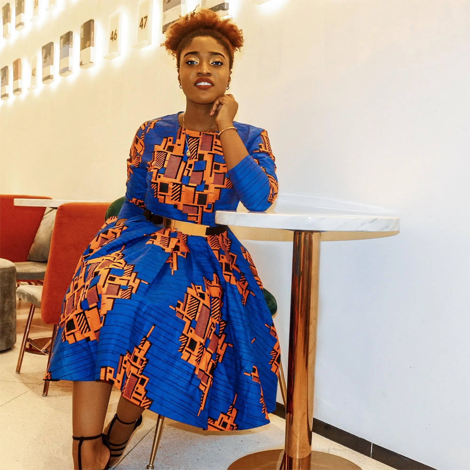 Shenbolen Manufacturer Custom Women Dress Long Sleeve Ladies african ladies dresses Casual Daily Dress