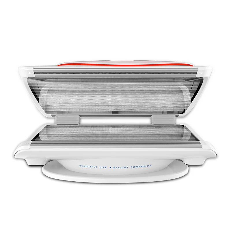wholesale OEM ODM UV lamp lay down solarium machine sunbed tanning commercial bed