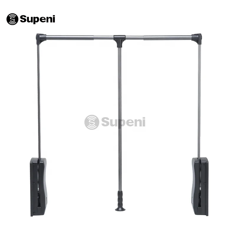 Вешалка для сушки одежды Supeni, вешалка с крючками, подъемный стержень для гардероба