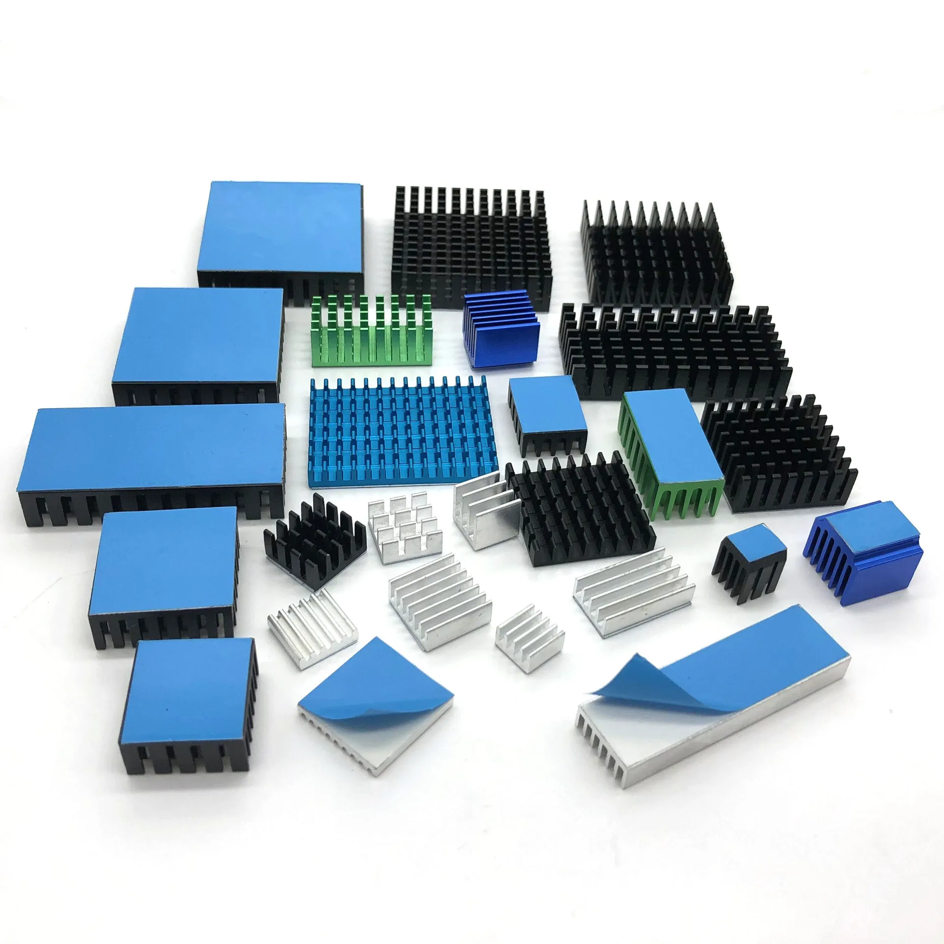 High quality 38x38x6mm electronic chip motherboard aclidinium Custom heatsink radiator Cnc Aluminum Extrusion Heat Sinks