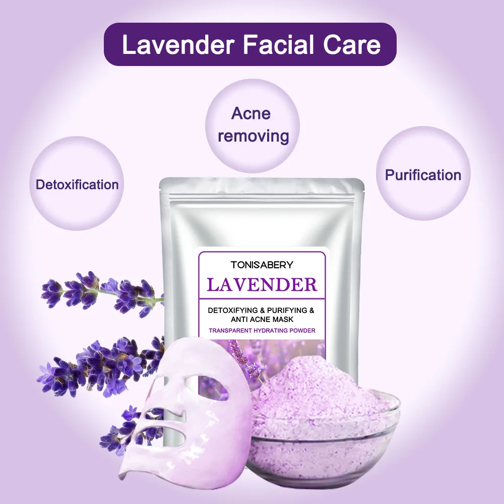 Top Sale Good Jell Powder Face Mask Factory Price Lavender Aloe Vera Powder Enzyme Mask
